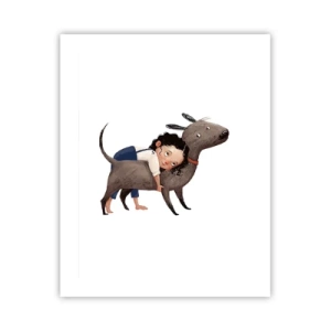 Poster - Beste Freunde - 40x50 cm