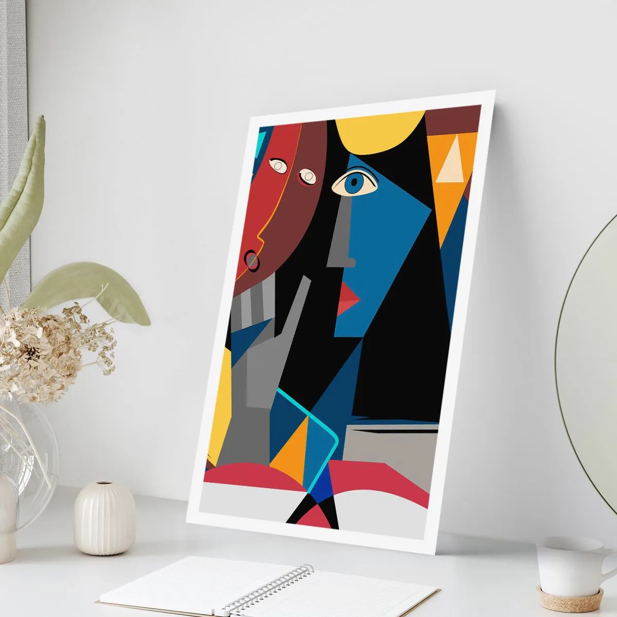 Poster - Gespräch zwischen Kubisten - 40x50 cm