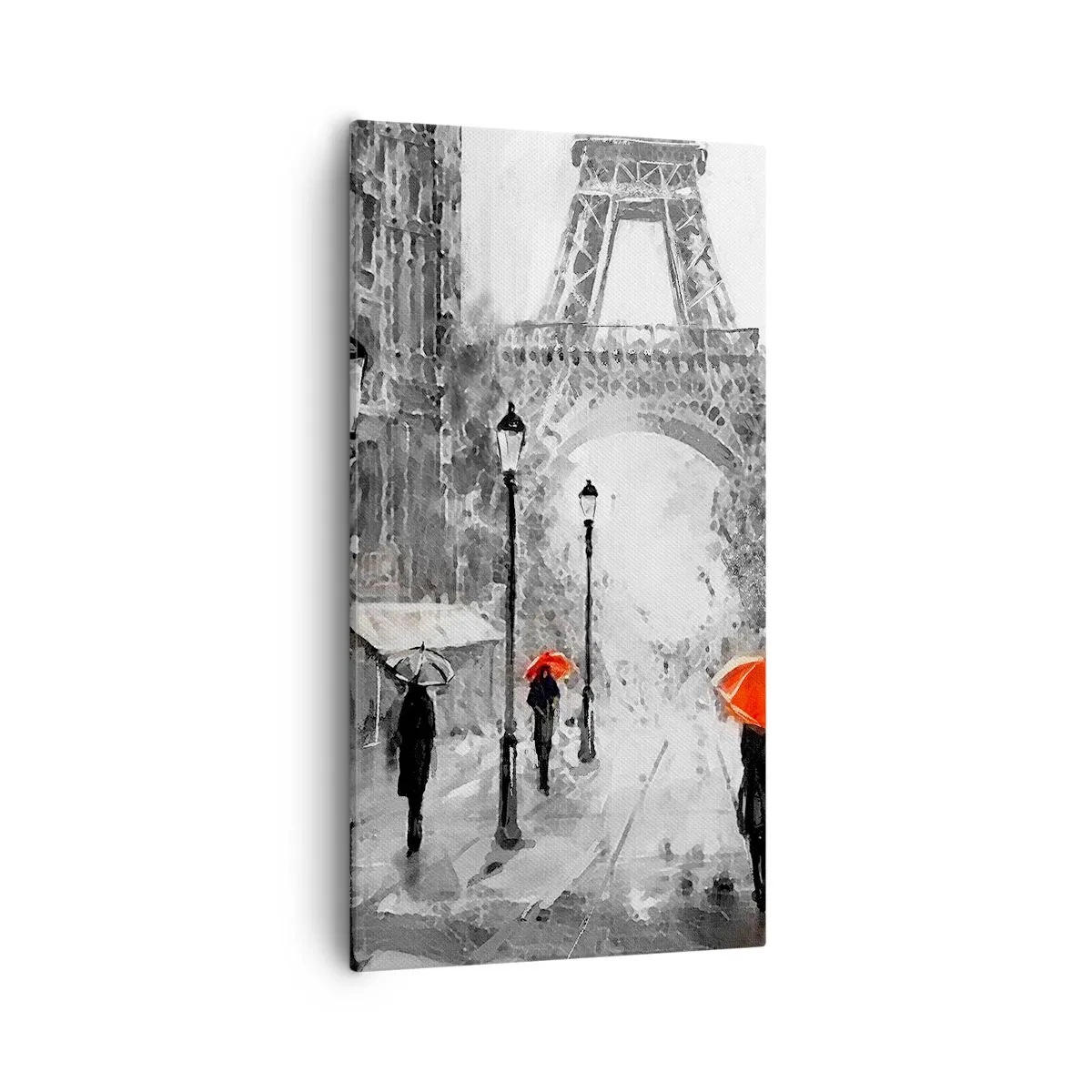 Bild auf Leinwand - Leinwandbild - Alle Wege führen zu ihr - 55x100 cm