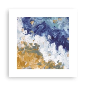 Poster - Tanz der Naturelemente - 30x30 cm