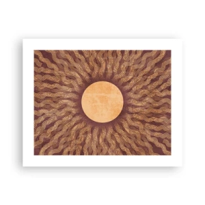 Poster - Sonnensymbol - 50x40 cm
