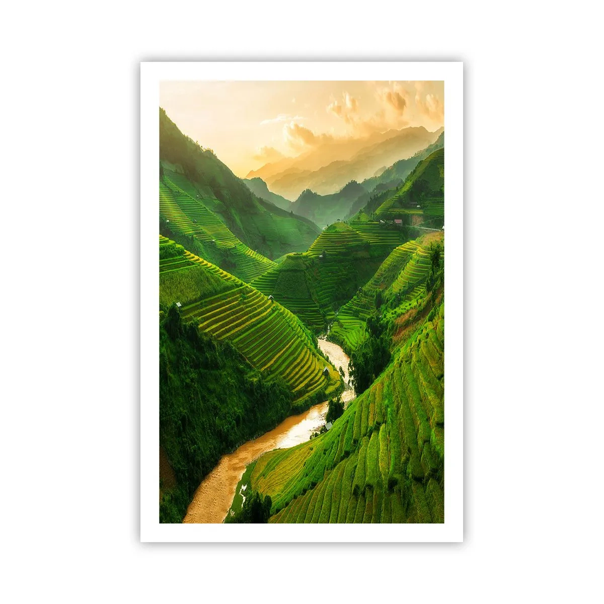 Poster - Vietnamesisches Tal - 61x91 cm