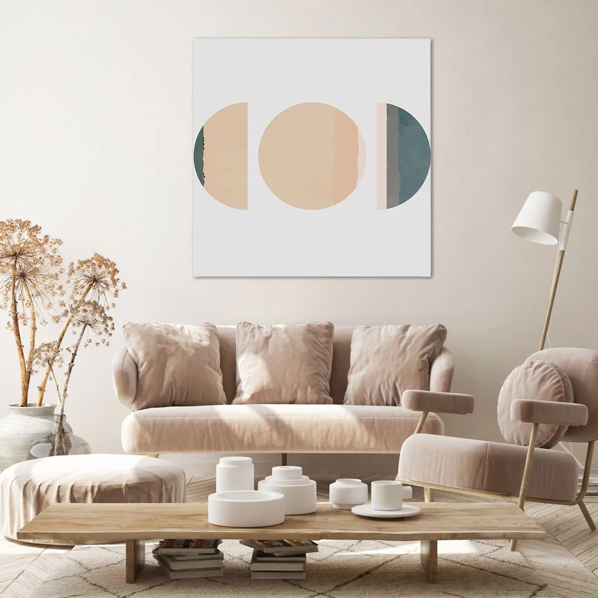 Bild auf Leinwand - Leinwandbild - Ein Rad hinter dem anderen… - 50x50 cm