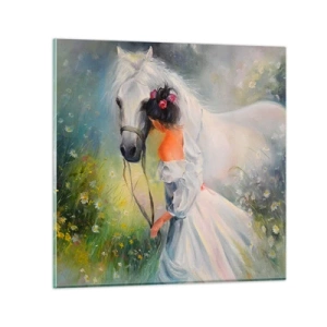 Glasbild - Bild auf glas - Wie aus einem schönen Traum - 60x60 cm