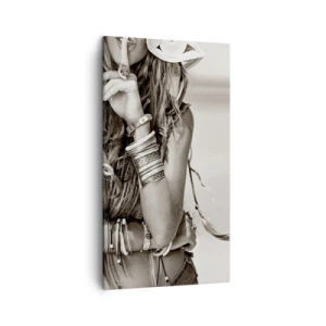 Bild auf Leinwand - Leinwandbild - Wieso ein Mädchen - 45x80 cm