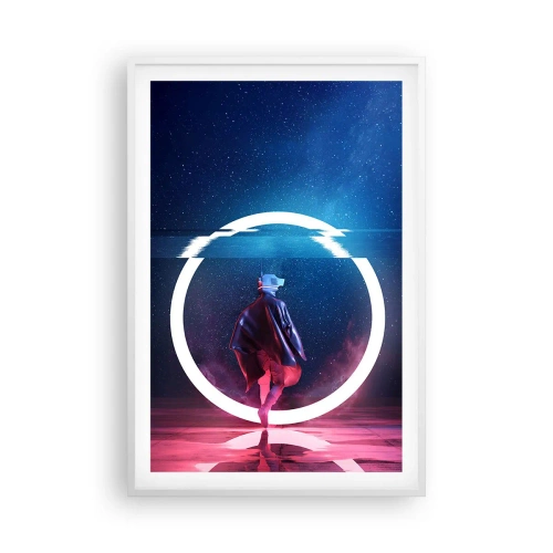 Poster in einem weißen Rahmen - Zwischen den Welten - 61x91 cm