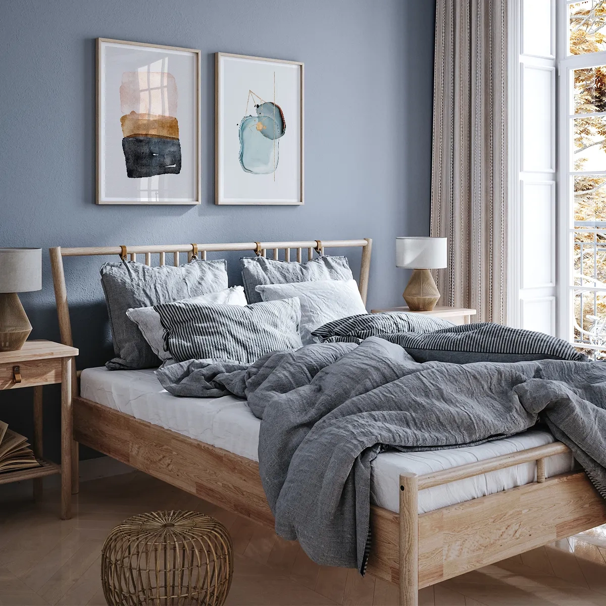 Light blue bedroom - Inspiration für das Schlafzimmer