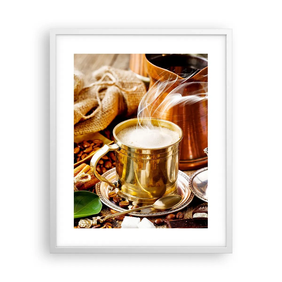 Poster in einem weißen Rahmen - Schönen Tag noch! - 40x50 cm