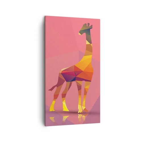 Bild auf Leinwand - Leinwandbild - In den Farben der Savanne - 45x80 cm