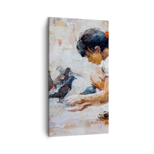 Bild auf Leinwand - Leinwandbild - Die Kleinen und die Schönsten - 45x80 cm