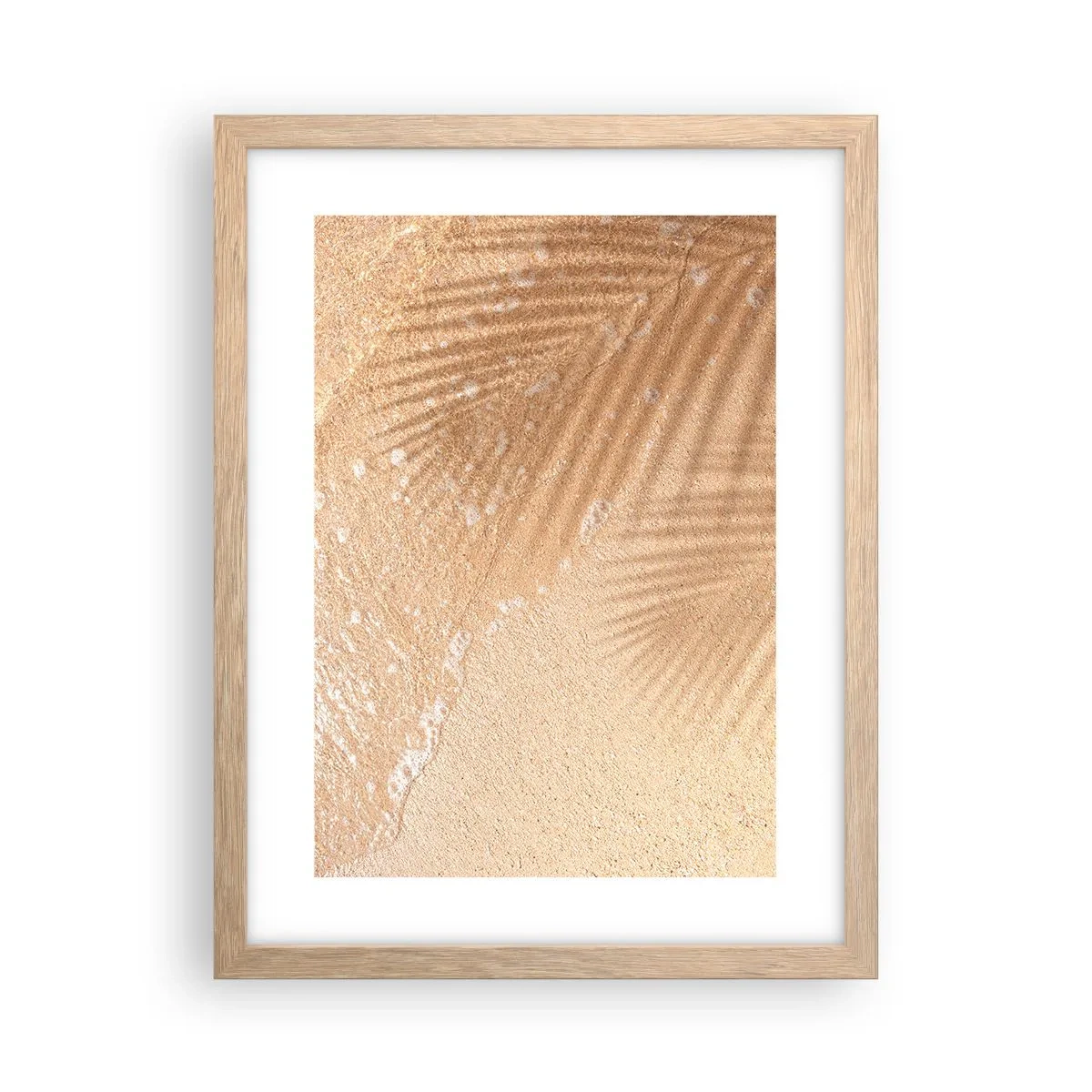 Poster in einem Rahmen aus heller Eiche - Der Schatten eines heißen Sommers - 30x40 cm