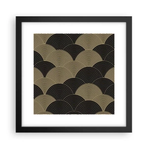 Poster in einem schwarzem Rahmen - Einheit in der Vielfalt - 30x30 cm