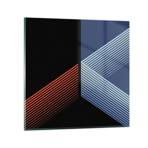 Glasbild - Bild auf glas - Eine einfache Geschichte - 40x40 cm