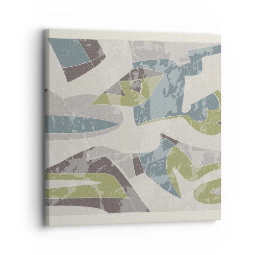 Bild auf Leinwand - Leinwandbild - Komposition hinter dem Glas - 30x30 cm