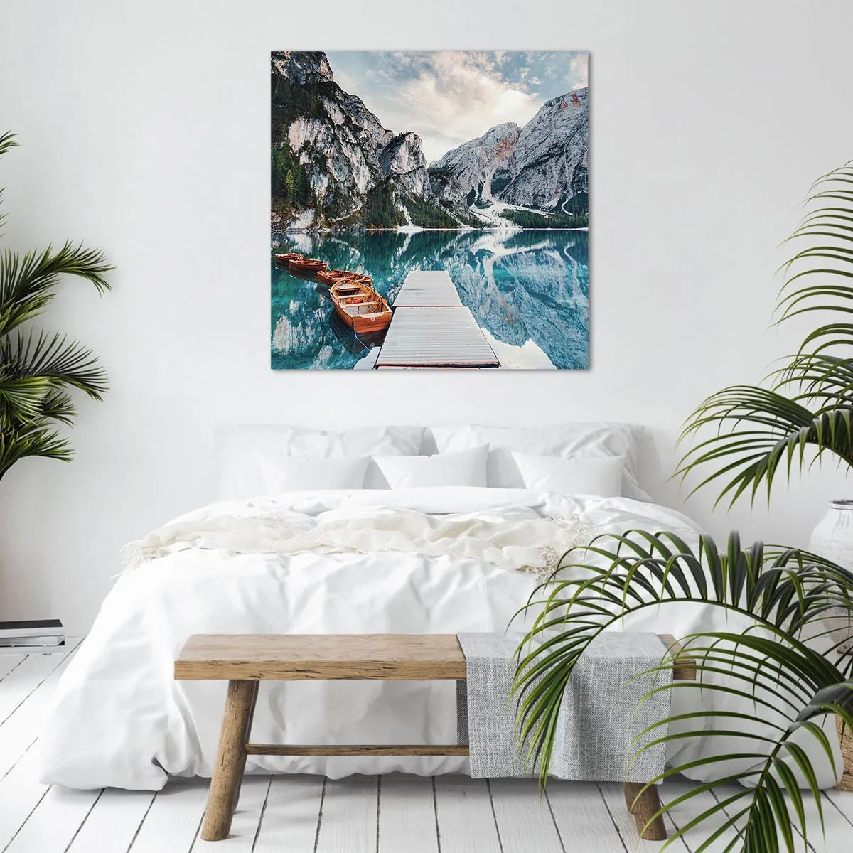 Bild auf Leinwand - Leinwandbild - Wir zeigen Ihnen Schönheit - 60x60 cm