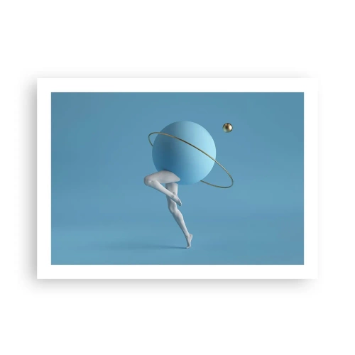 Poster - Und die Planeten spielen verrückt - 70x50 cm