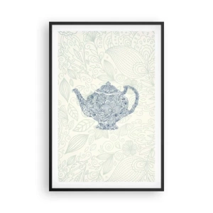 Poster in einem schwarzem Rahmen - Tee-Charm - 61x91 cm