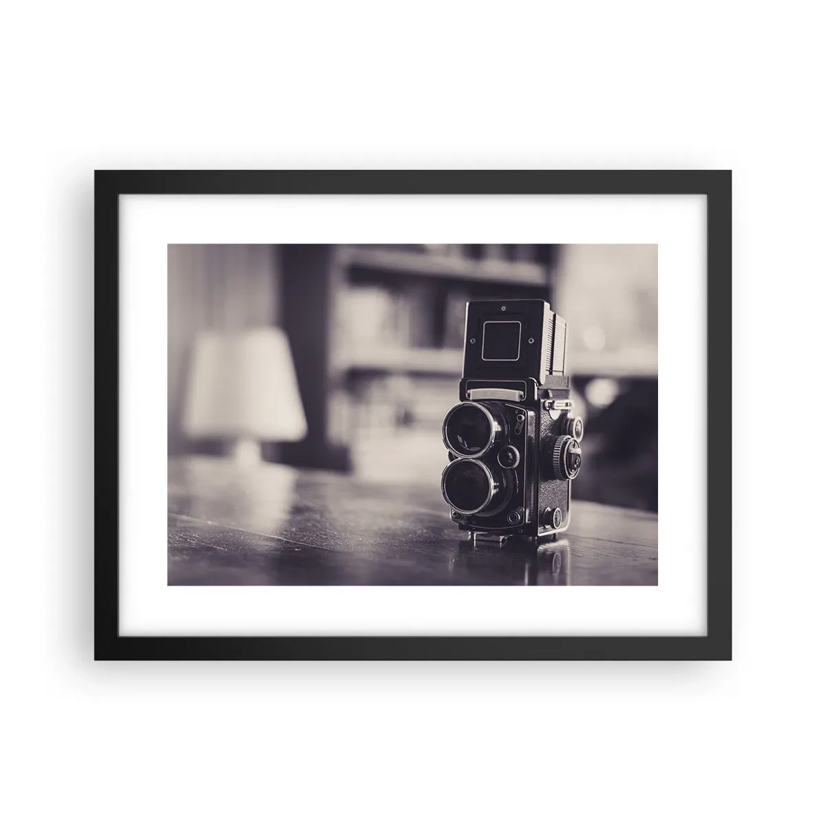 Poster in einem schwarzem Rahmen - Zauber alter Fotografie - 40x30 cm