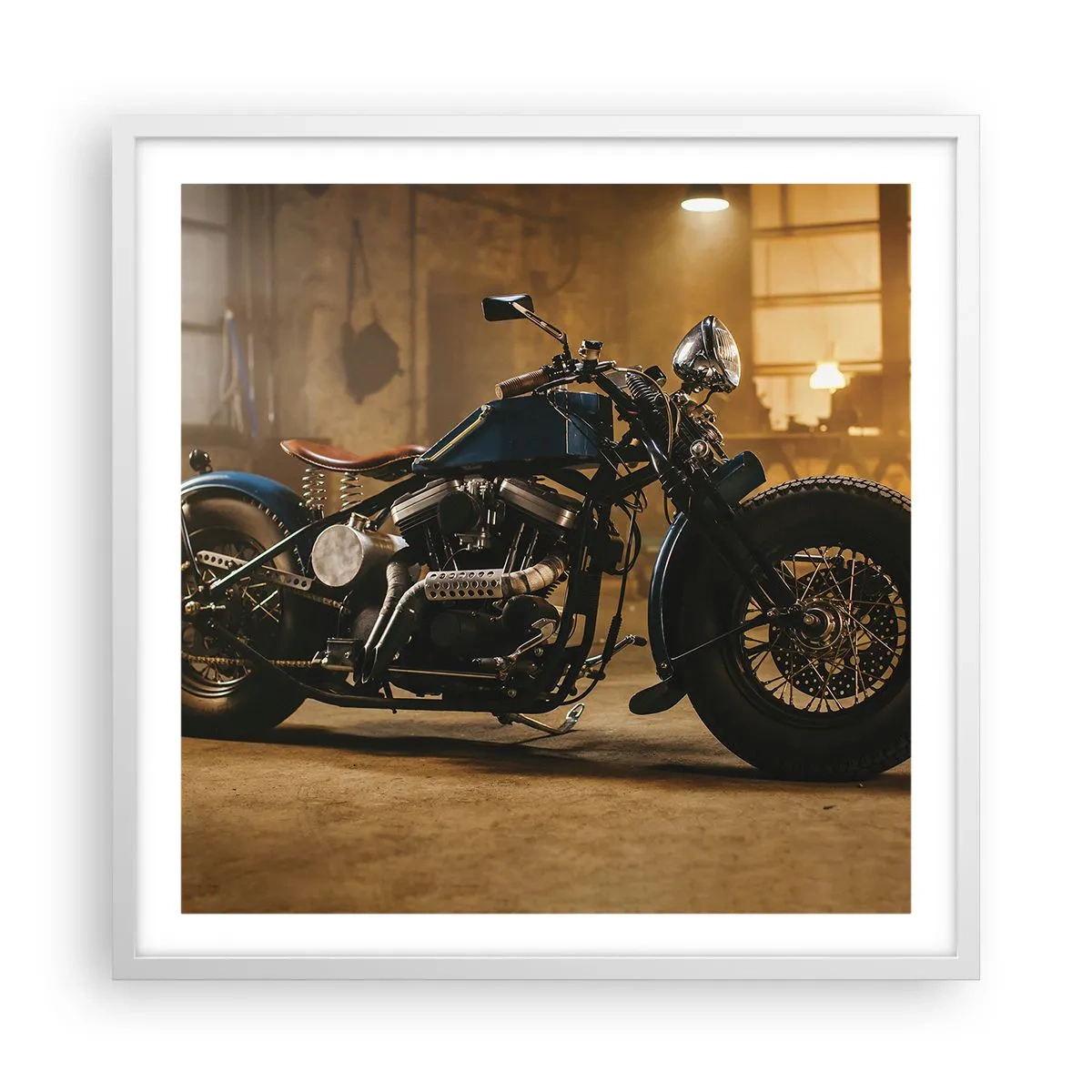 Poster in einem weißen Rahmen - Ich kann alles  - 60x60 cm