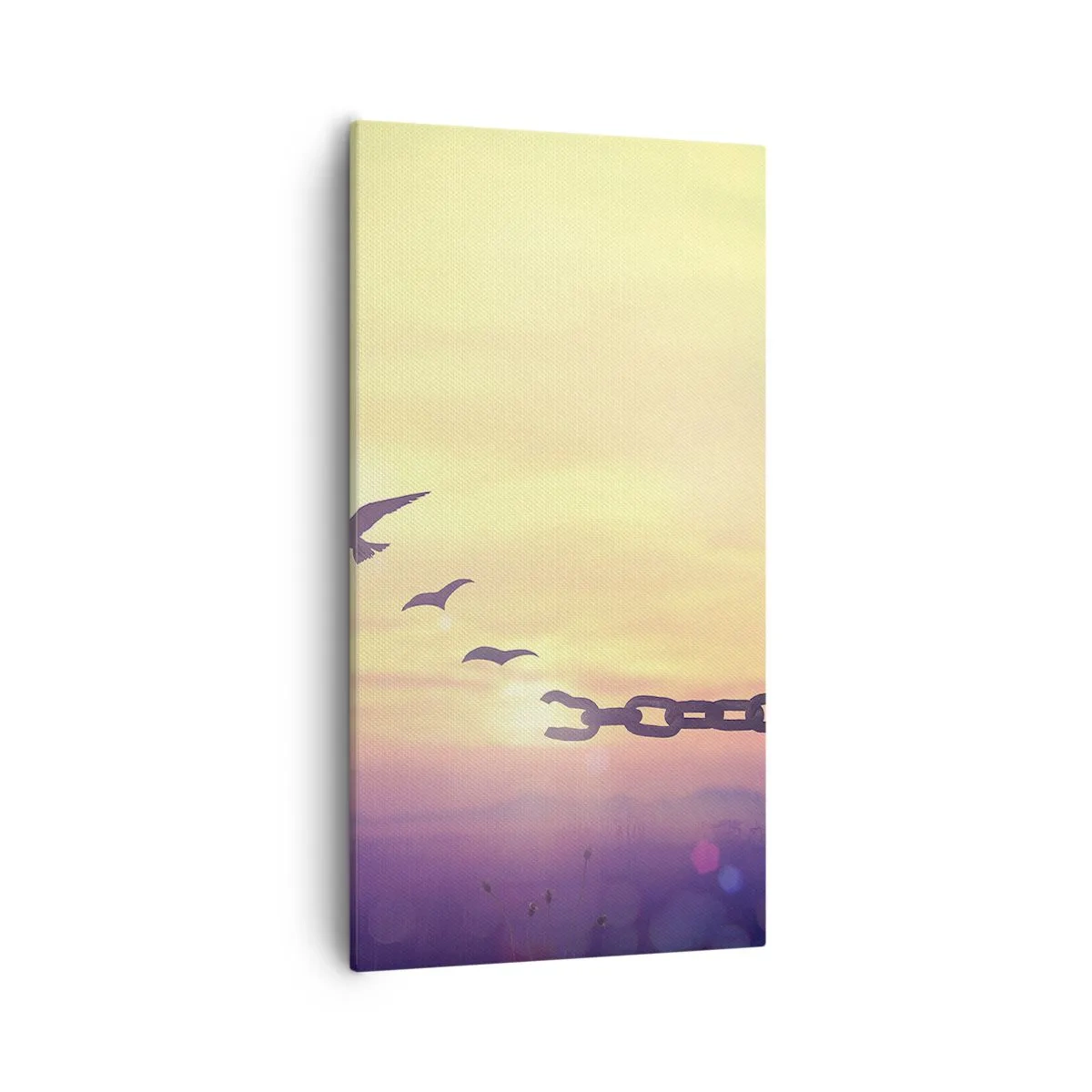 Bild auf Leinwand - Leinwandbild - Der Sieg der Freiheit - 55x100 cm