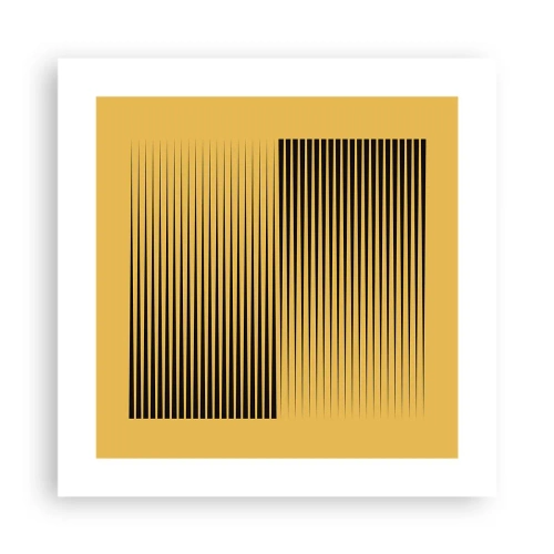 Poster - Quadratur der Gegensätze - 40x40 cm