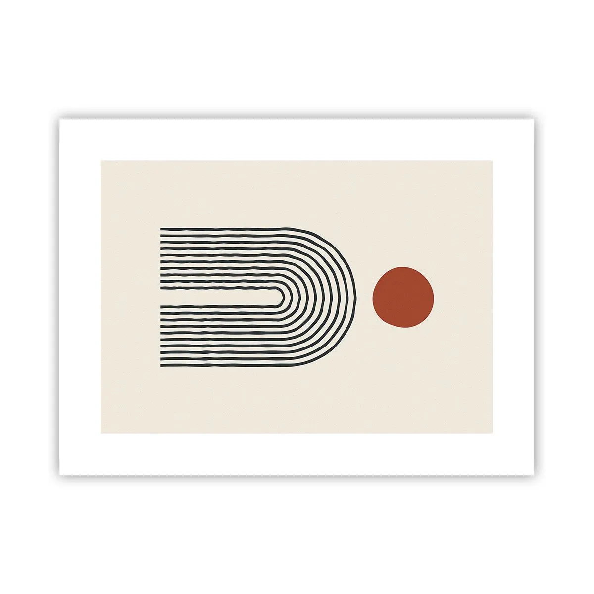 Poster - Magnetismus von Formen und Farben - 40x30 cm