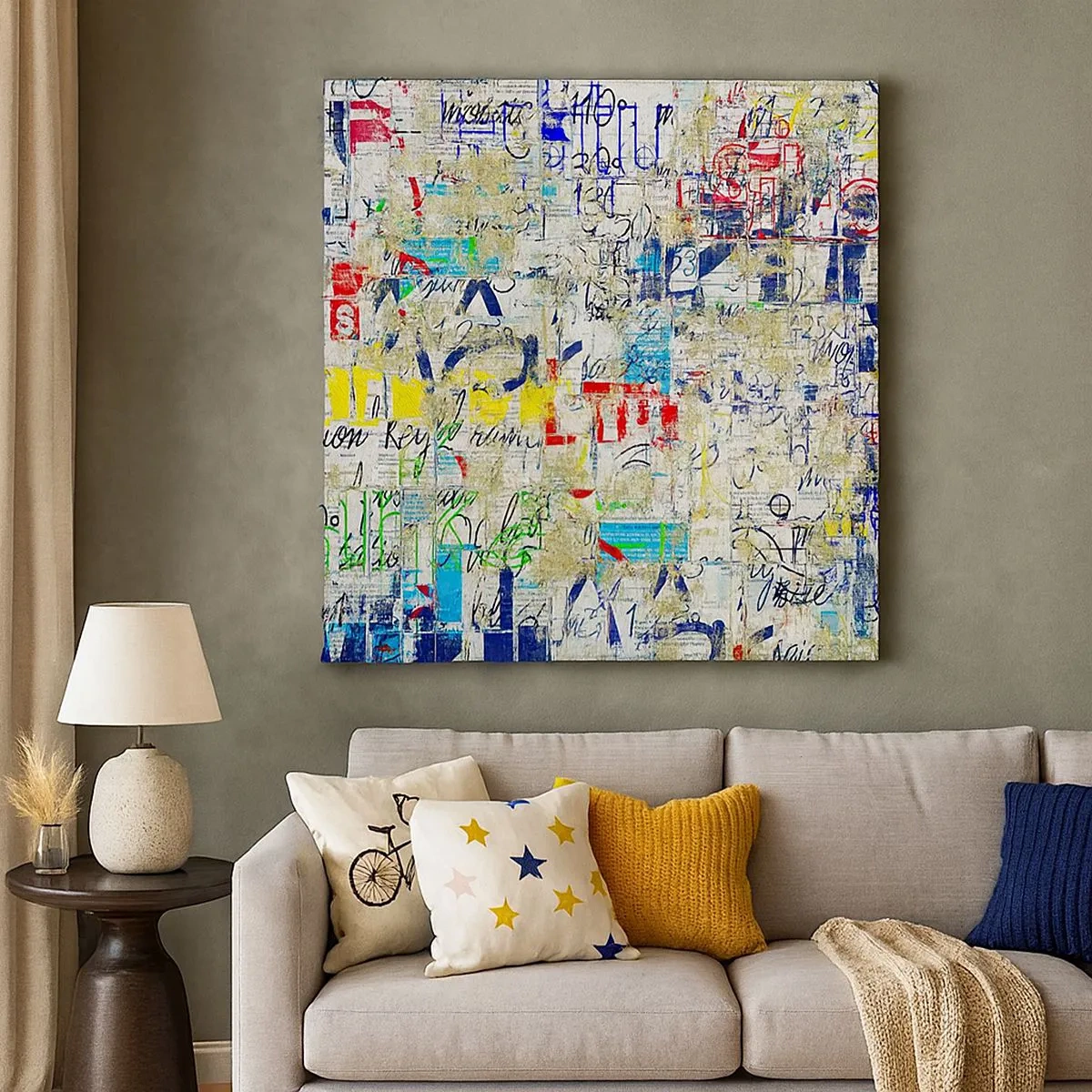 Bild auf Leinwand - Leinwandbild - Es freut einfach die Augen - 30x30 cm