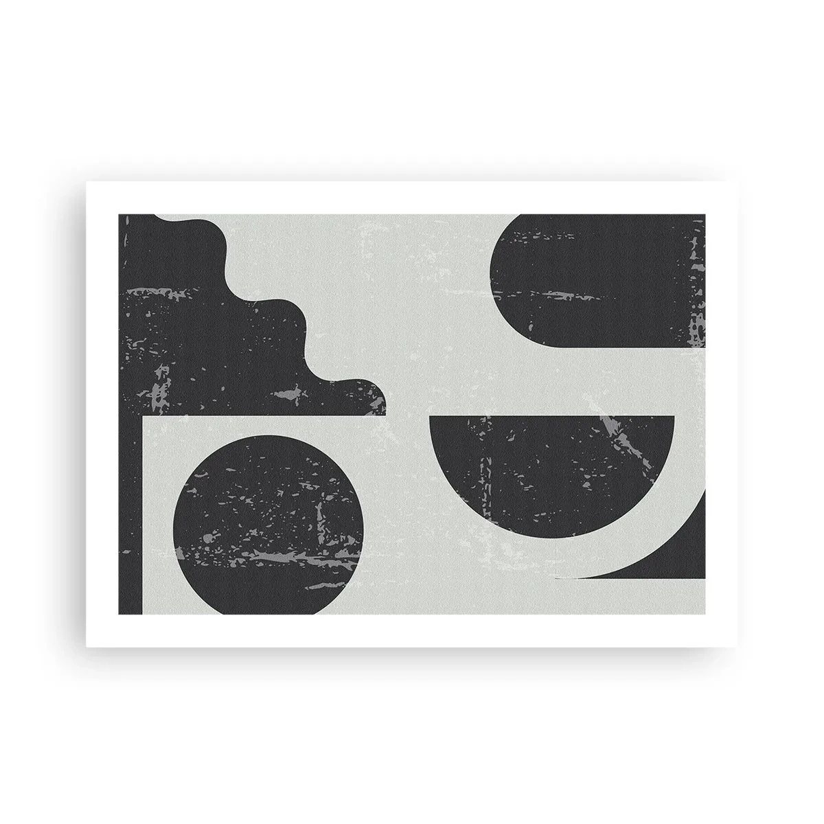 Poster - Komposition oben und unten - 70x50 cm