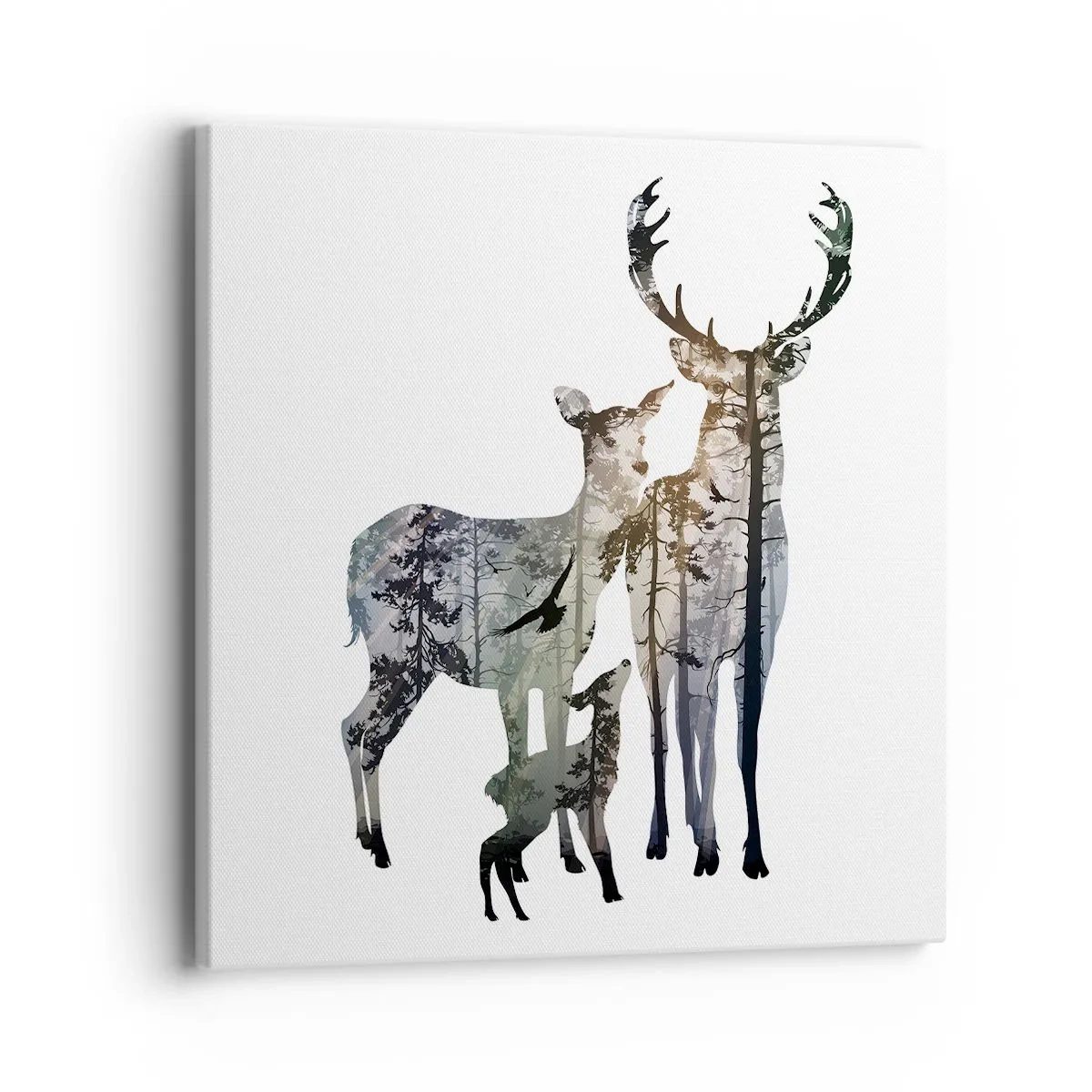 Bild auf Leinwand - Leinwandbild - Familienfotografie - 40x40 cm