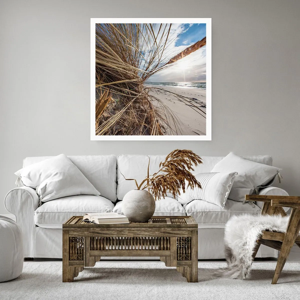 Poster - Ein Treffen der Elemente der Natur - 40x40 cm