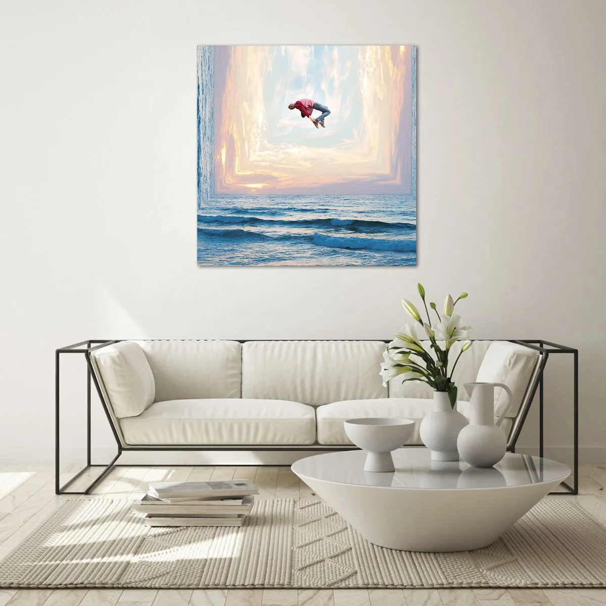 Glasbild - Bild auf glas - In eine andere Dimension - 50x50 cm