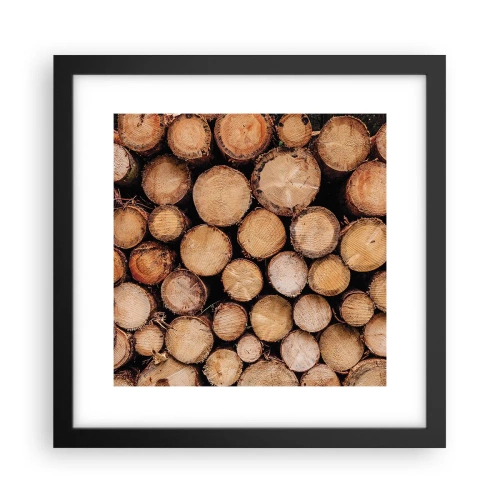 Poster in einem schwarzem Rahmen - Ein neuer Anfang - 30x30 cm