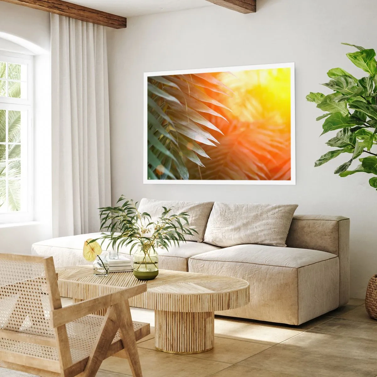 Poster - Morgen im Dschungel - 50x40 cm