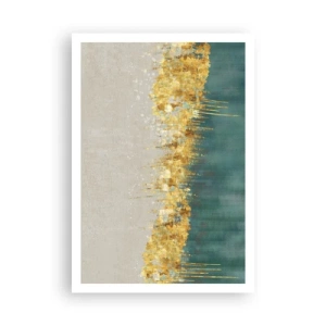 Poster - Goldener Rand - 70x100 cm
