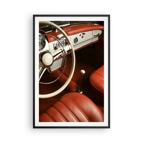 Poster in einem schwarzem Rahmen - Luxus im Vintagestil - 61x91 cm