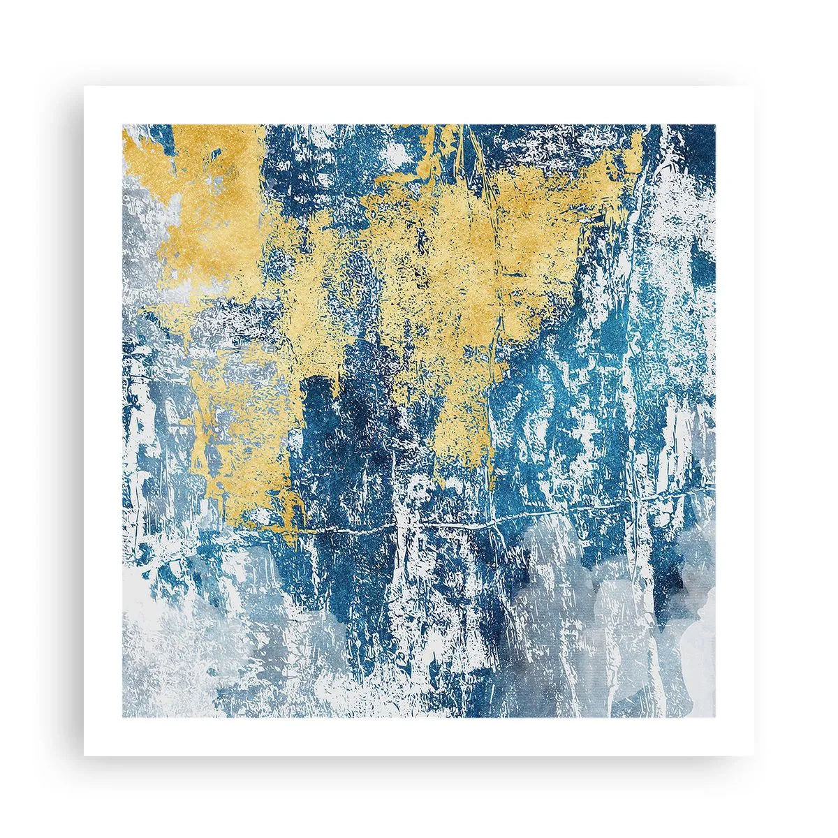 Poster - Abstraktion voller Wetter - 60x60 cm
