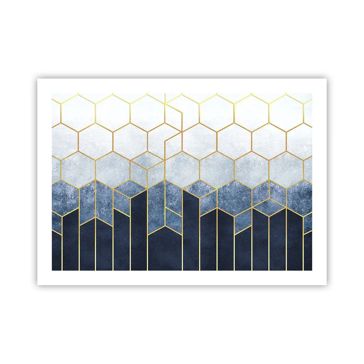 Poster - Komposition im synkopischen Rhythmus - 70x50 cm