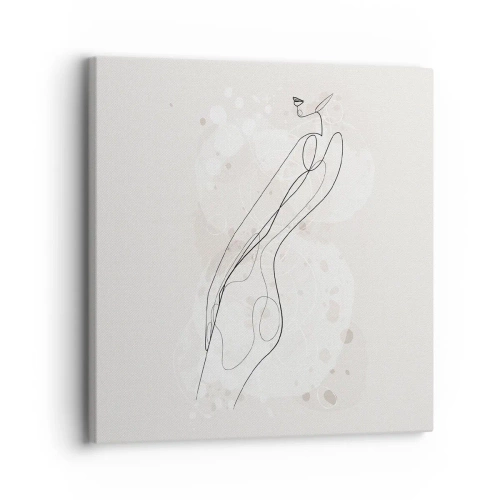 Bild auf Leinwand - Leinwandbild - Der Blick schweift - 30x30 cm