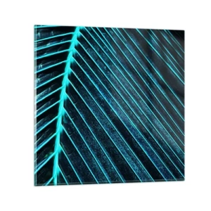 Glasbild - Bild auf glas - Grüne Textur - 30x30 cm