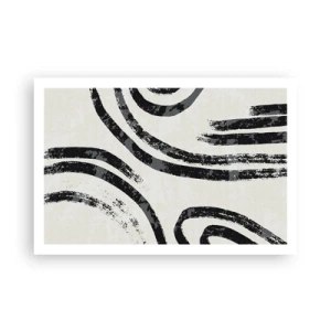 Poster - Bei Hälfte angehalten - 91x61 cm