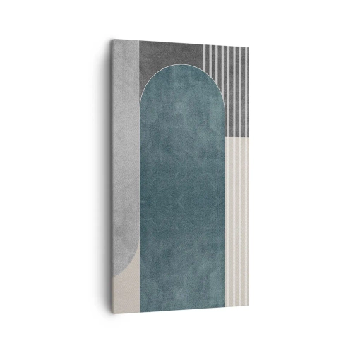 Bild auf Leinwand - Leinwandbild - Komposition auf der Ebene - 45x80 cm