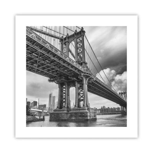 Poster - Ins Herz der Stadt - 40x40 cm