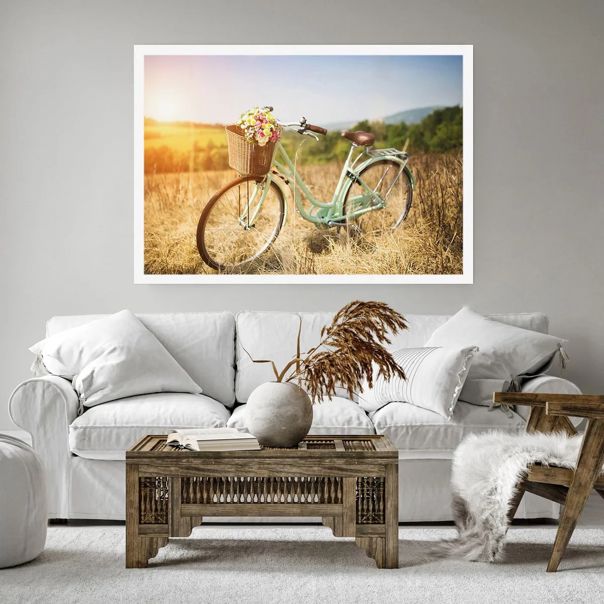 Poster - Ich bleibe eine Weile hier - 50x40 cm