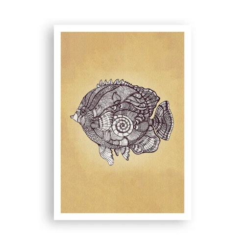 Poster - Aus dem Ozean der Ornamente - 70x100 cm