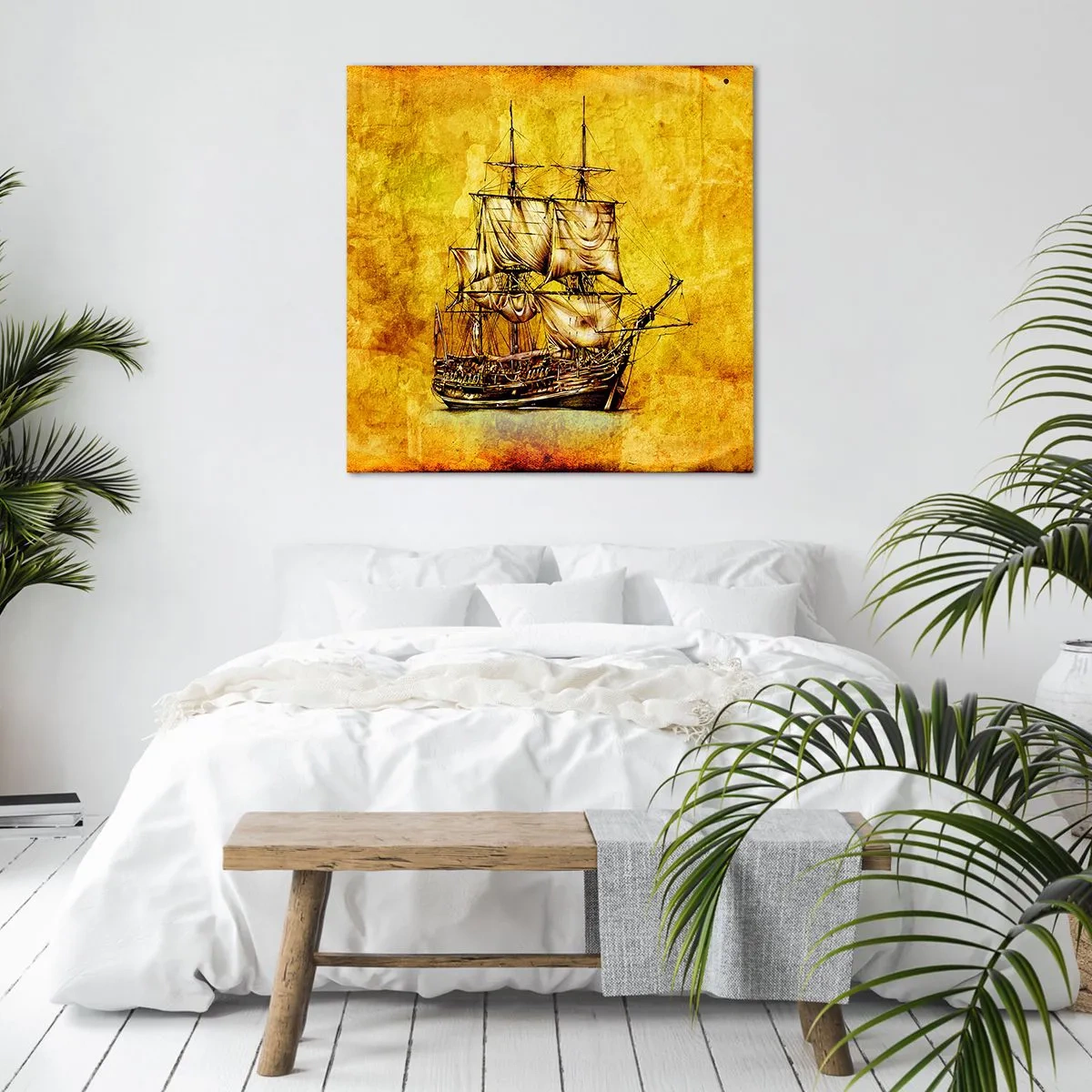 Bild auf Leinwand - Leinwandbild - Richtung Tortuga! - 50x50 cm