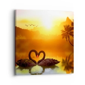 Bild auf Leinwand - Leinwandbild - Alles passt zusammen - 40x40 cm