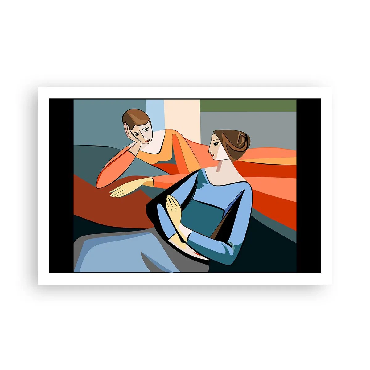 Poster - Moment der Zuversicht - 91x61 cm