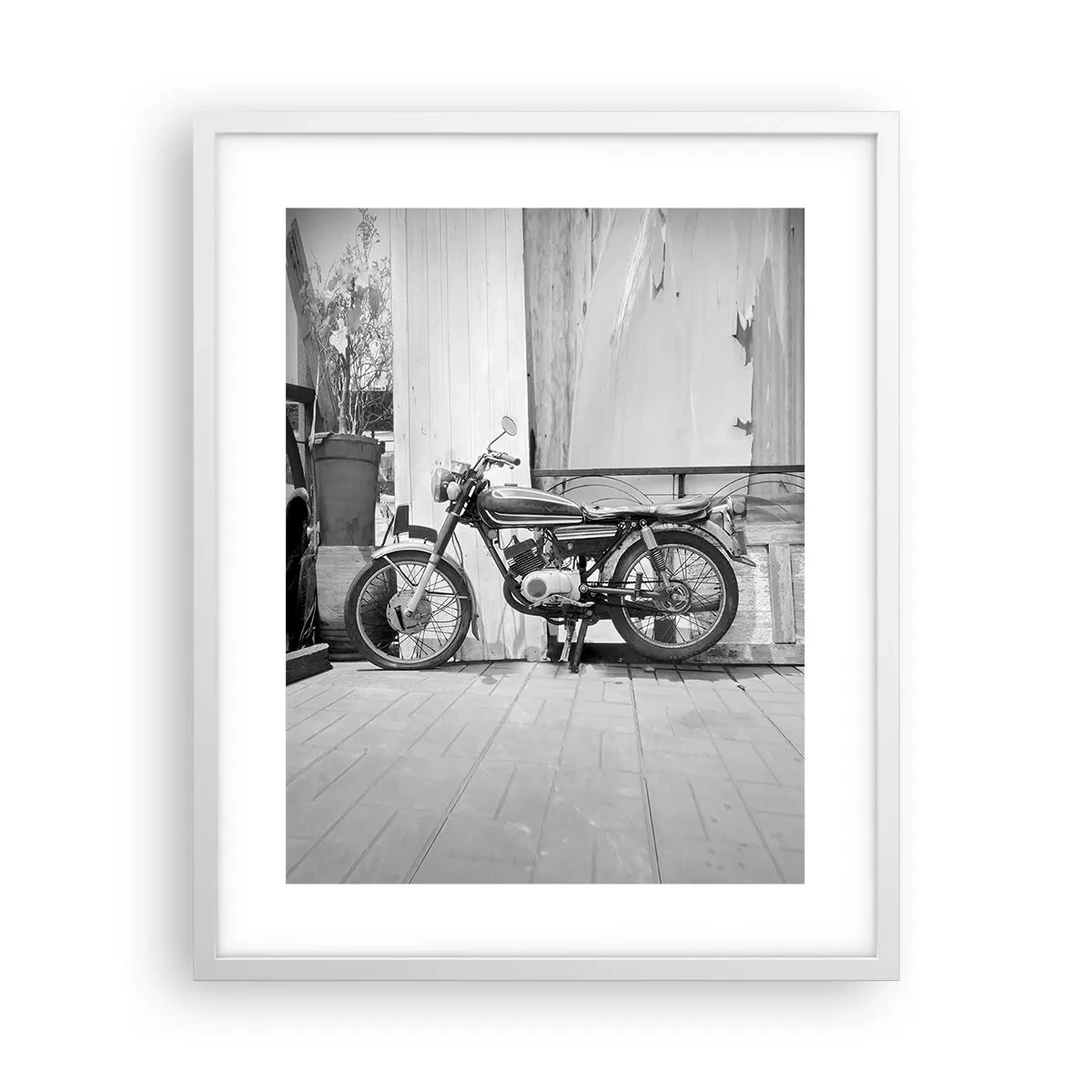 Poster in einem weißen Rahmen - Klassik über alles - 40x50 cm