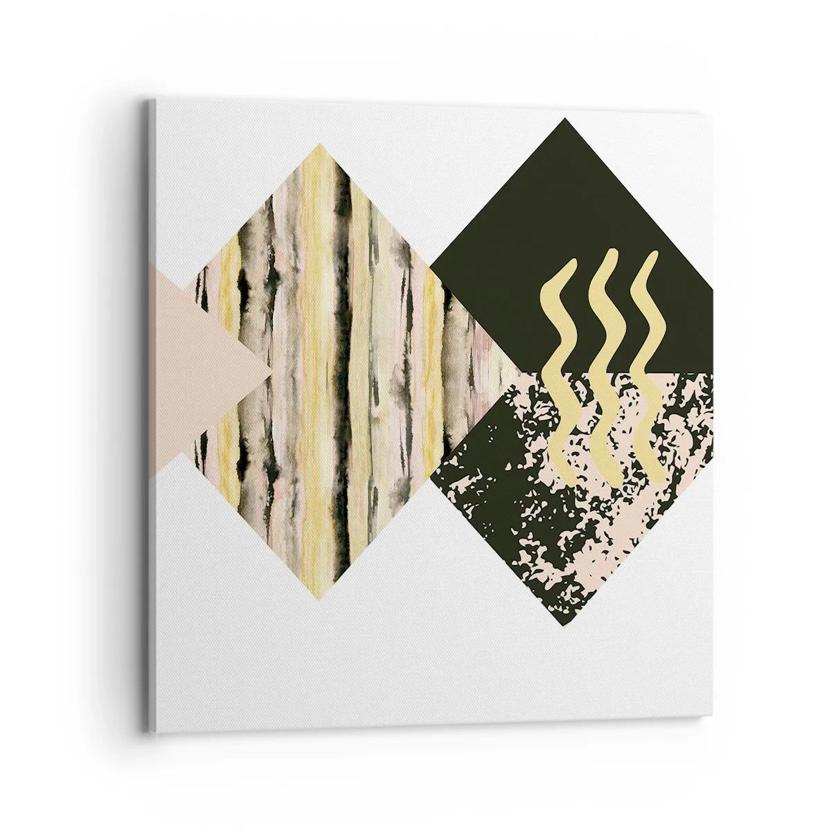 Bild auf Leinwand - Leinwandbild - Es ist nicht so einfach - 70x70 cm