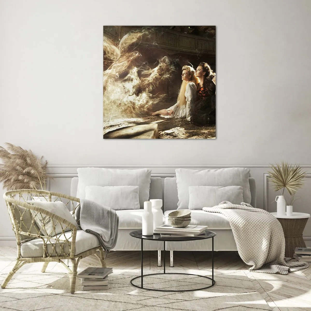 Glasbild - Bild auf glas - Und es gab Poesie - 40x40 cm